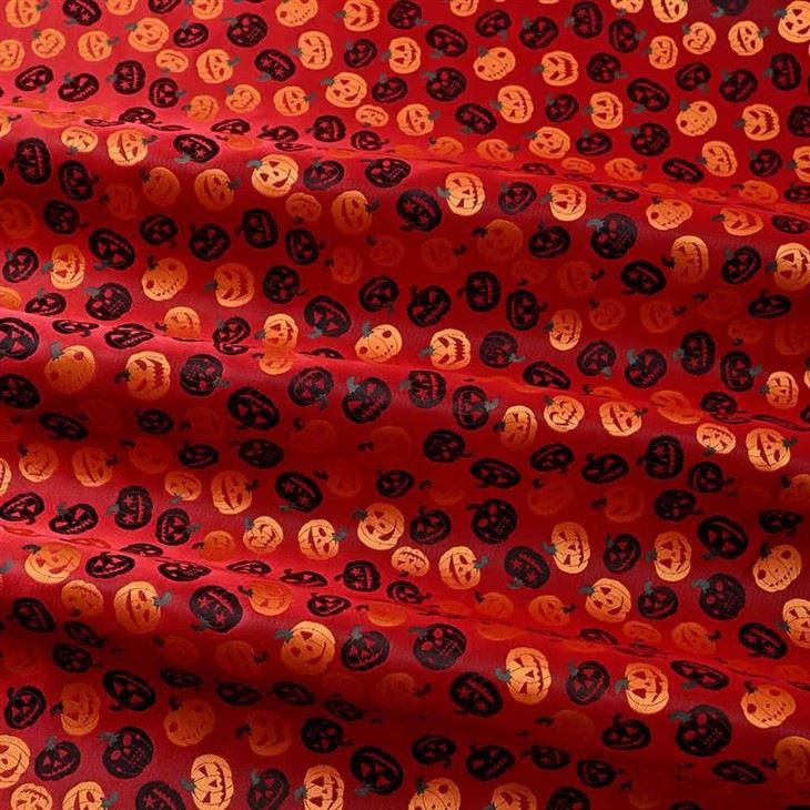 Halloween Pumpkin Tie Fabric