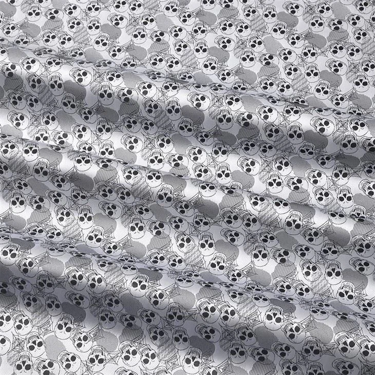 Halloween Skull Tie Fabric