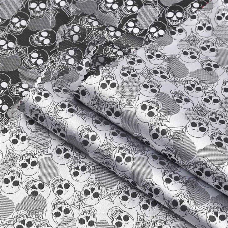 Halloween Skull Tie Fabric