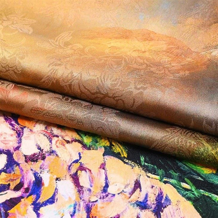Polyester Silkly Screen Printed Scarf