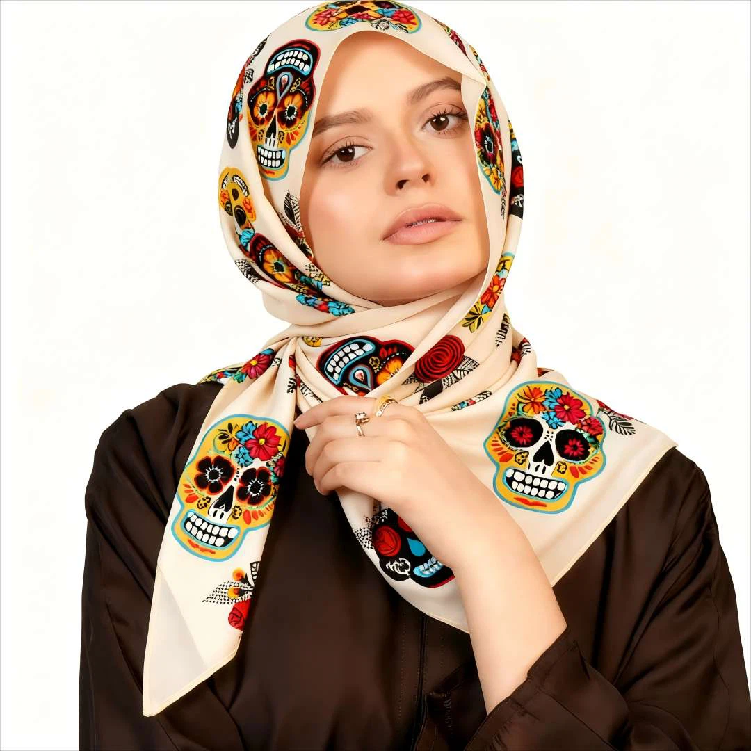 A-poised-woman-in-a-print-hijab-delicately-framed-by-the-radiance-of-her-surrounding-environment-manifests-a-perfect-blend-of-tradition-and-elegance A-poised-woman-in-a-print-hijab-delicately-framed-by-the-radiance-of-her-surrounding-environment-manifests-a-perfect-blend-of-tradition-and-elegance