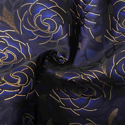 Elegant Jacquard Suit Fabric – F140 Grey Patterned Lining Blazer