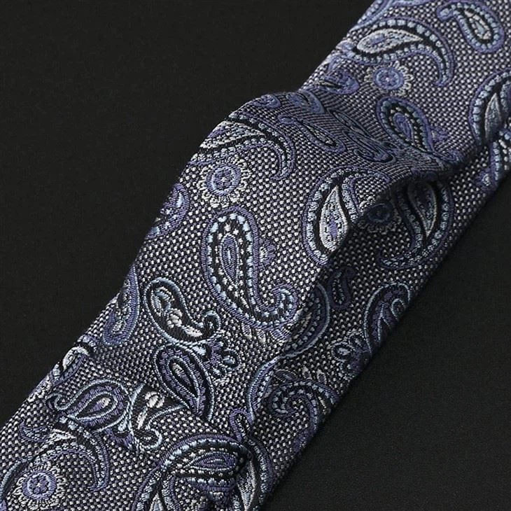 YiLi Comfortable Paisley Tie: Viscose Rayon Crafted