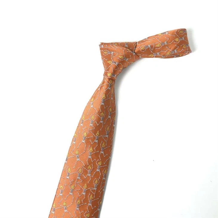 YiLi Day Of The Dead Skull Pattern Tie Collection