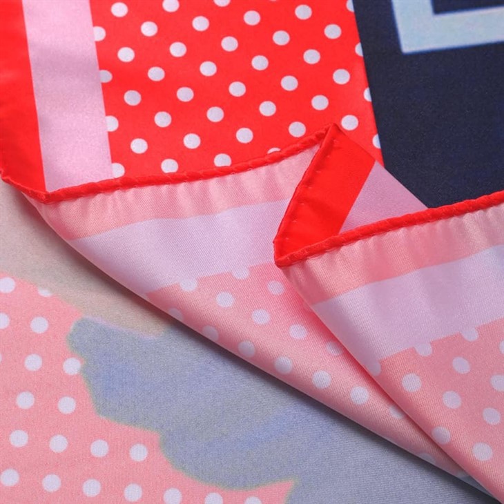 YiLi Rosie The Riveter Square Scarf: Women's Classic Style