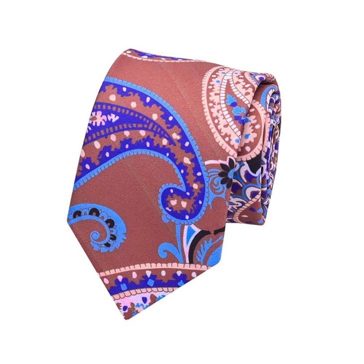 printed polyester paisley tie (3)