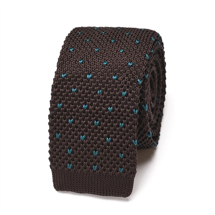 Unisex Fashion Acces Soft Comfortable Elegant Slim Stylish Polka-DOT Knitted Tie